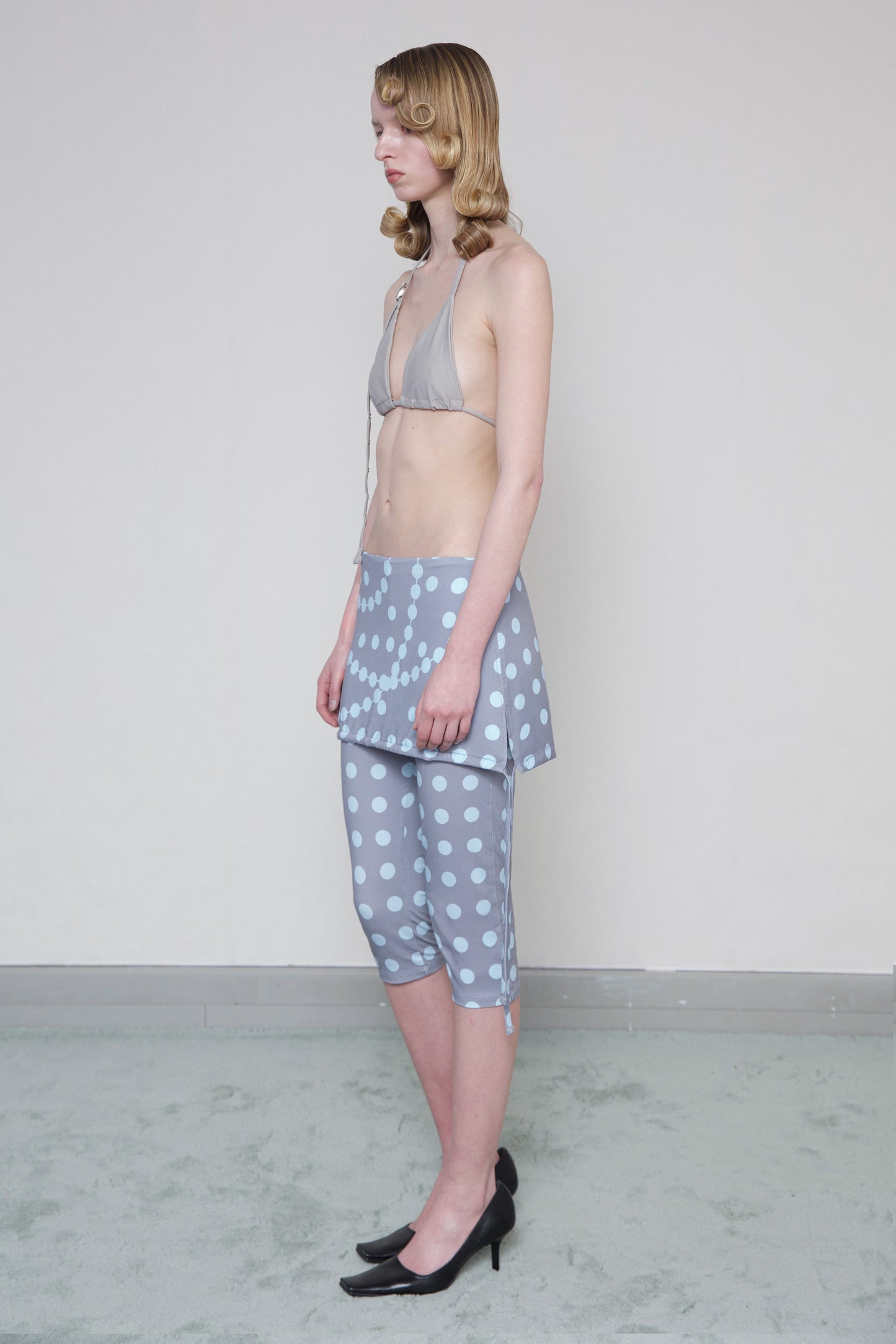 CAPRI SKIRT / JUMPSUIT - GREY & BLUE ( PRECOMMANDE )